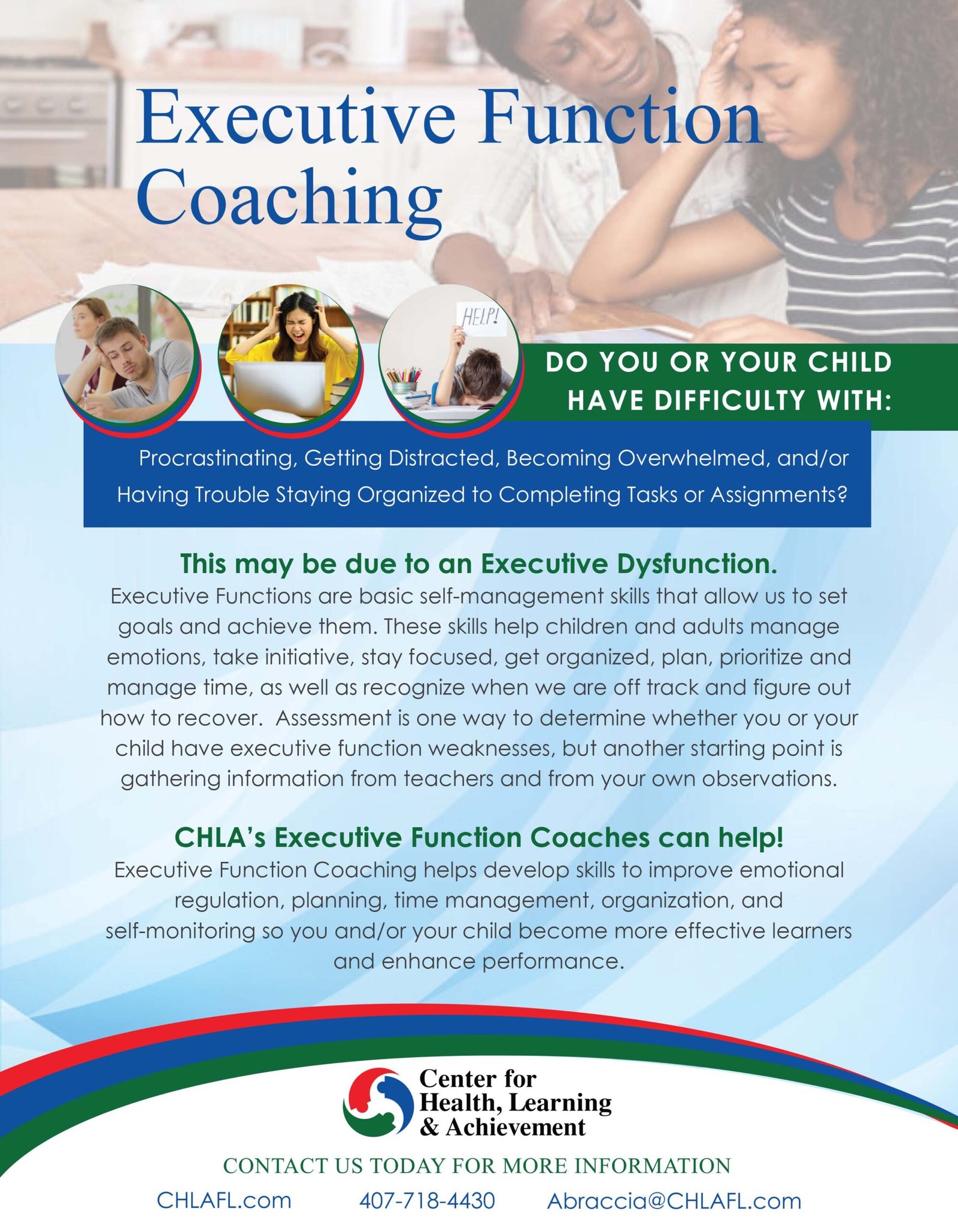 CHLA Executive Function Coaching